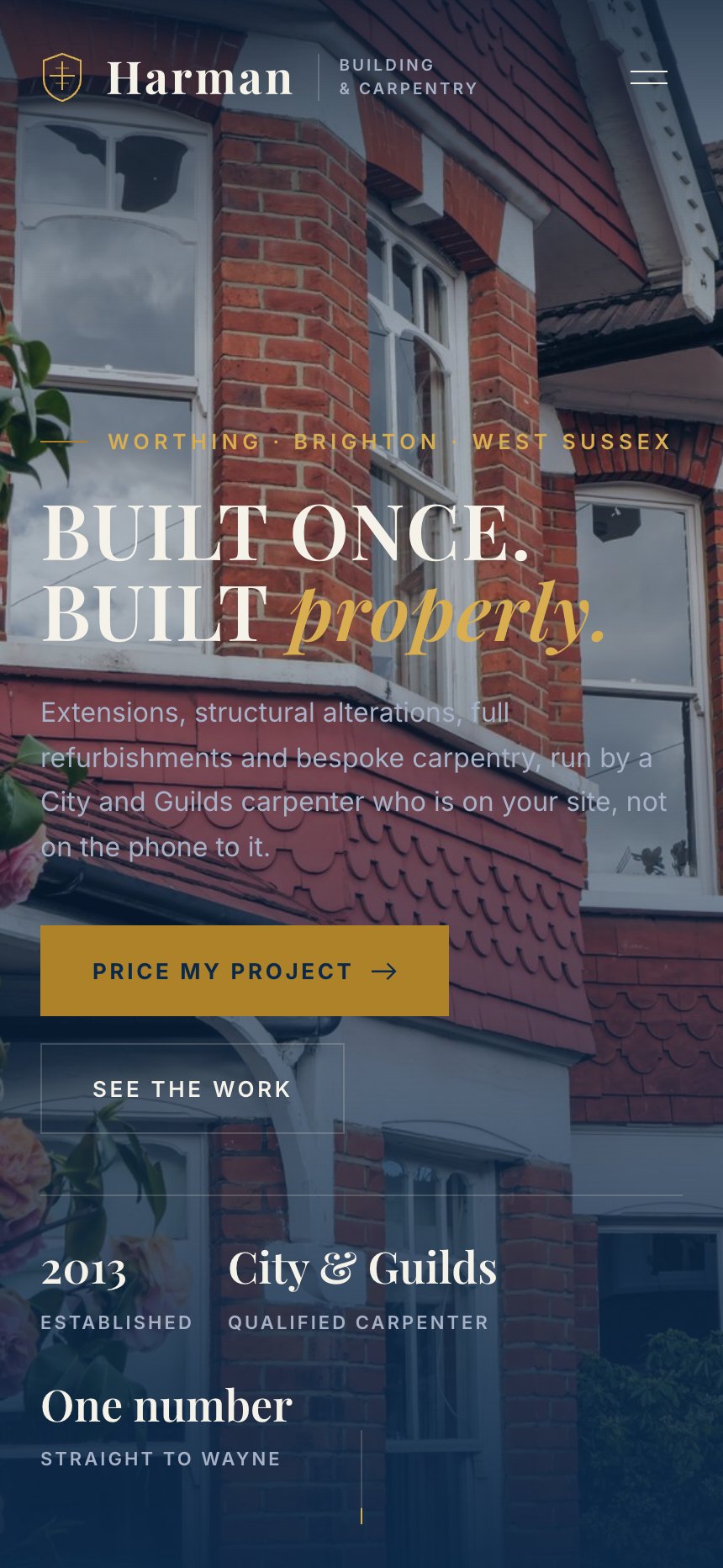 Harman Building & Carpentry on mobile