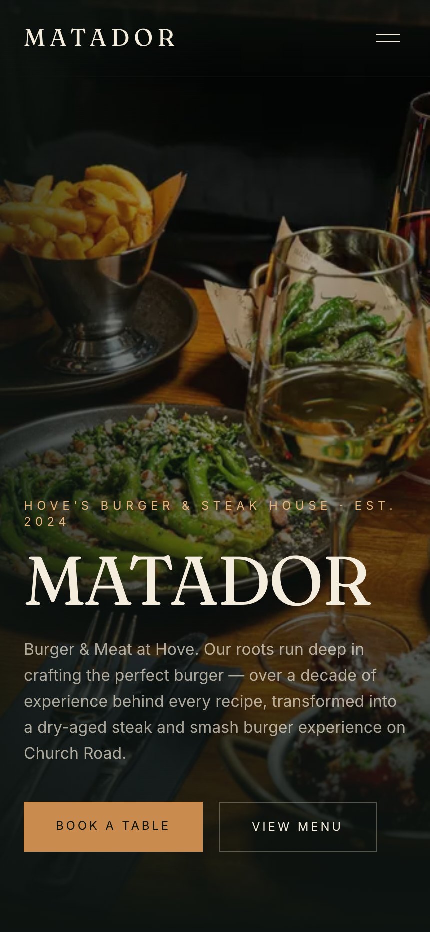 Matador on a phone