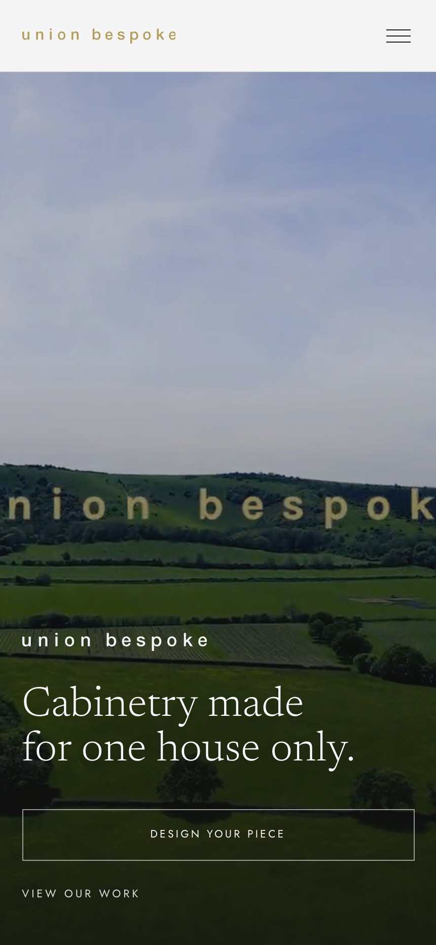 Union Bespoke on a phone